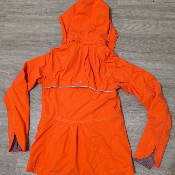 Lululemon Women's Orange Jacket - Picture 7 of 8